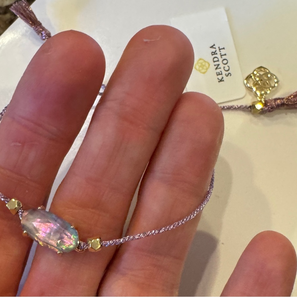 Kendra Scott Iridescent and Gold Bracelet